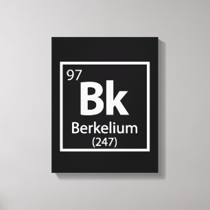 Berkelium - Berkeley Leinwanddruck
