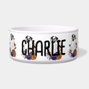 Berkely Mountain Dog Halloween Ghost Dog Napf