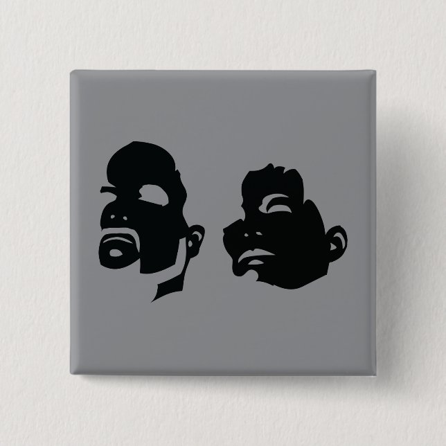 BerkhouseSnyder Heads Up Logo Design Button (Vorderseite)