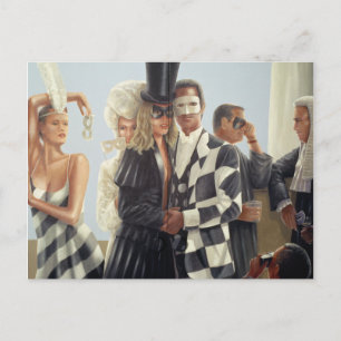 Berkley Hotel Mural - 1 Postkarte