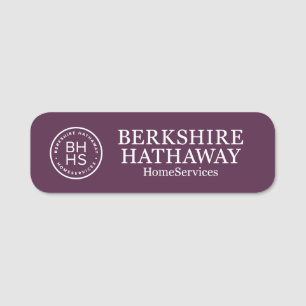 Berkshire Hathaway Name Tag Namensschild