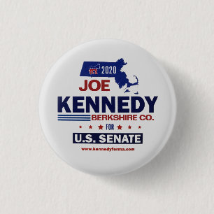 Berkshire-Landkreis für Joe Kennedy 2020 Button