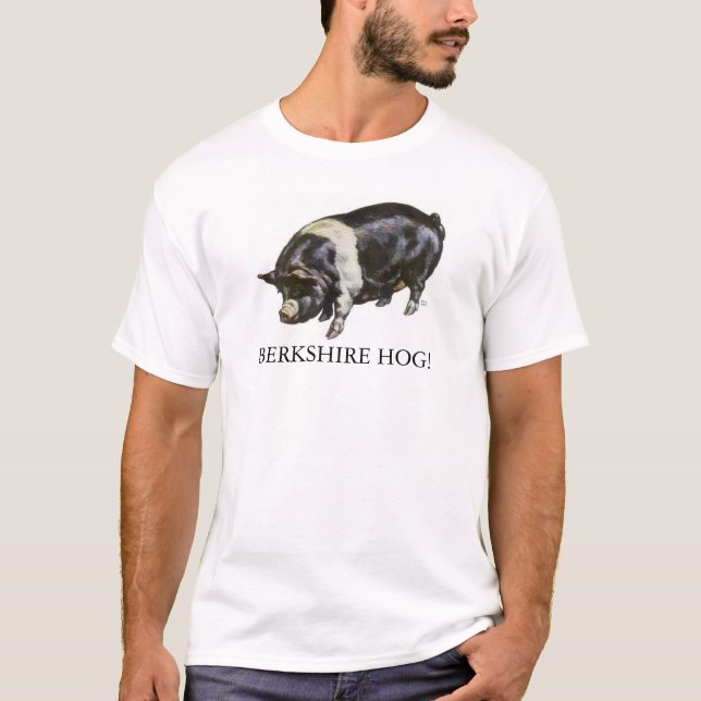 BERKSHIRE-SCHWEIN T-Shirt (Vorderseite)
