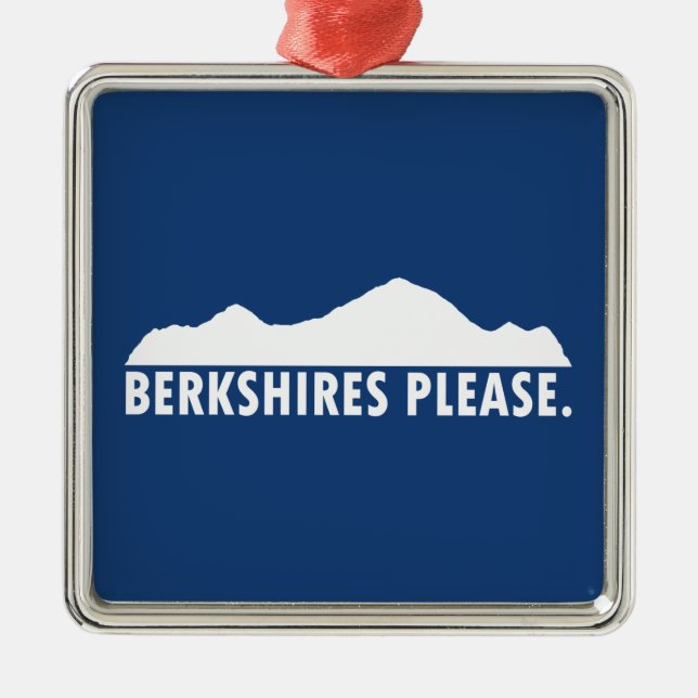 Berkshires Bitte Ornament Aus Metall (Vorne)