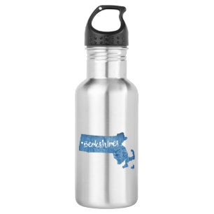 Berkshires Massachusetts Holzmaserung Edelstahlflasche