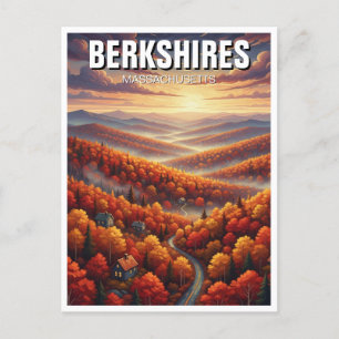 Berkshires Massachusetts Travel Postkarte