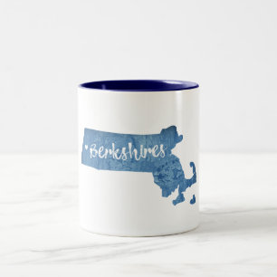 Berkshires Massachusetts Wood Grain Zweifarbige Tasse