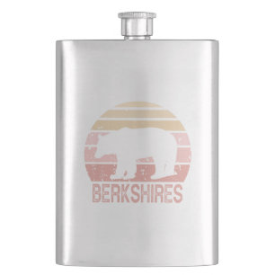 Berkshires Retro Bear Flachmann