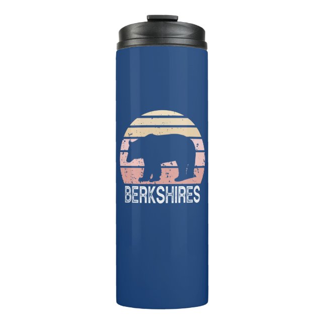 Berkshires Retro Bear Thermosbecher (Vorderseite)