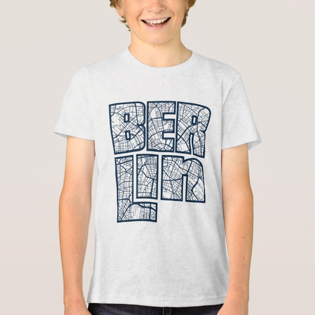 Berlin 2 Tri-Blend shirt (Vorderseite)