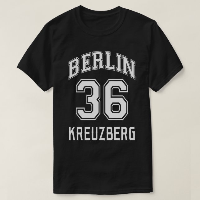Berlin 6 Kreuzberg: Nostalgie für Berlin-Haube T-Shirt (Design vorne)