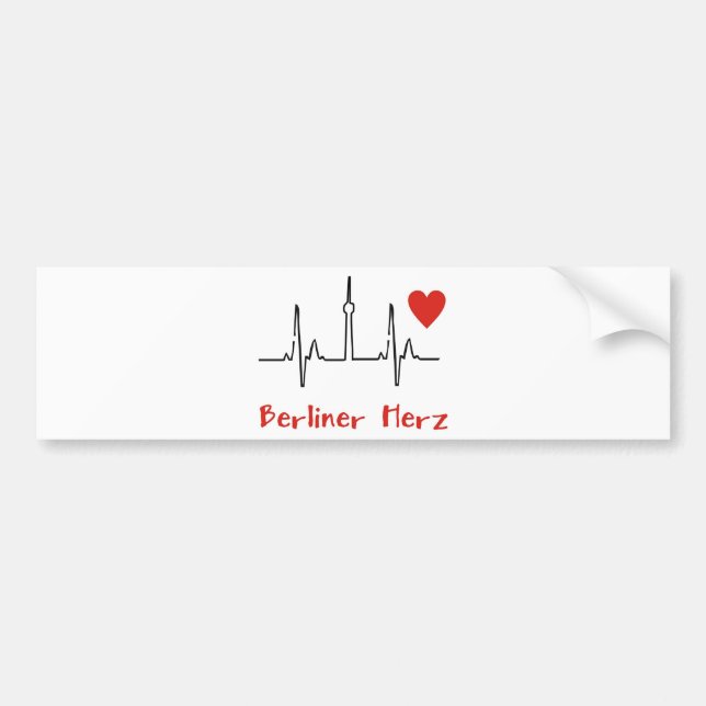 Berlin Autoaufkleber (Vorne)