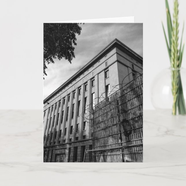 Berlin Berghain Karte (Vorderseite)