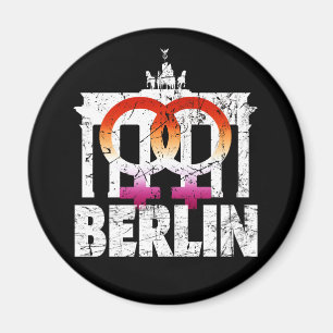 Berlin Brandenburger Tor Lesbischer Stolz Magnet