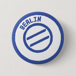 Berlin-Briefmarke Button
