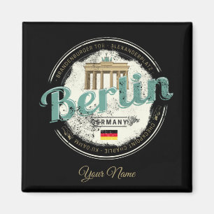 Berlin Capital Vintage City Magnet