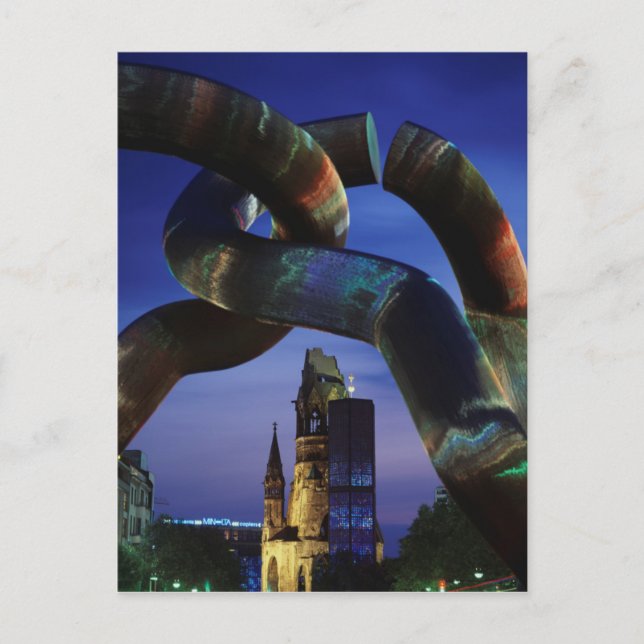 Berlin, Charlottenburg, Kaiser-Wilhelm Postkarte (Vorderseite)