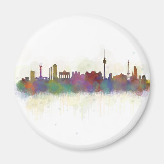 Berlin City Germany. Deutsche Skyline art v2 Magnet