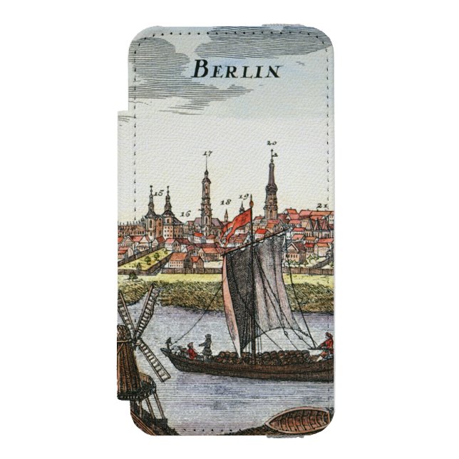 Berlin, Deutschland, 1737 Incipio iPhone Geldbeutel-Hülle (Folio Vorderseite)