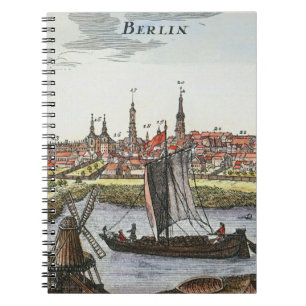 Berlin, Deutschland, 1737 Notizblock
