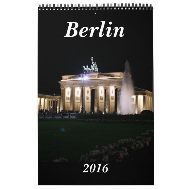 Berlin Deutschland 2016 Kalender (Titelbild)