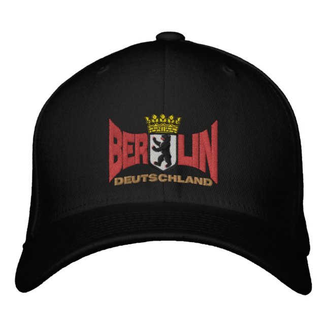 Berlin, Deutschland Bestickte Kappe (Vorderseite)