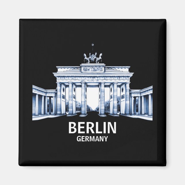 Berlin Deutschland Brandenburg Tor Magnet (Vorne)