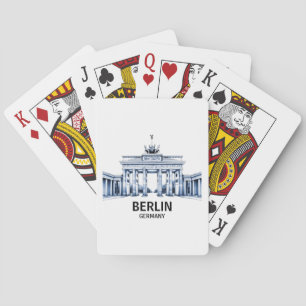 Berlin Deutschland Brandenburg Tor Spielkarten