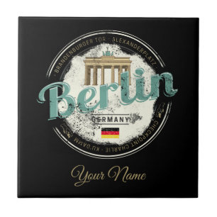 Berlin Deutschland Brandenburger Tor Vintage-Souve Fliese
