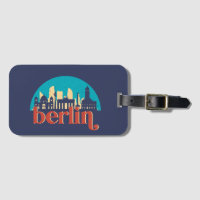 Berlin Deutschland City Skyline Vintag Cityscape