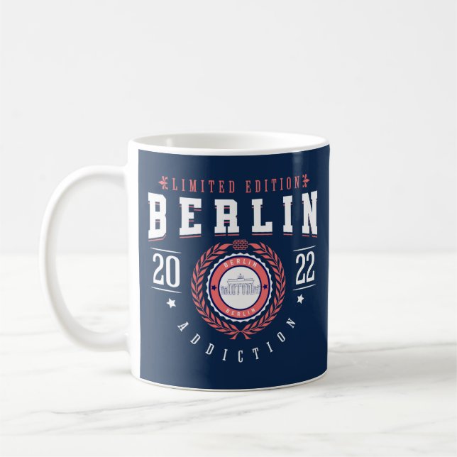 Berlin Deutschland City Traveller Sports Style Nav Kaffeetasse (Links)