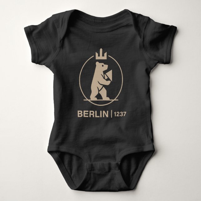 Berlin Deutschland Europa Baby Strampler (Vorderseite)