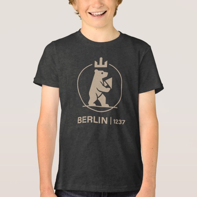 Berlin Deutschland Europa Tri-Blend Shirt (Vorderseite)
