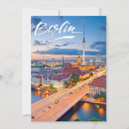 Berlin, Deutschland Feiertagskarte