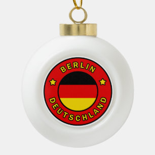 Berlin Deutschland Keramik Kugel-Ornament