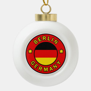 Berlin Deutschland Keramik Kugel-Ornament