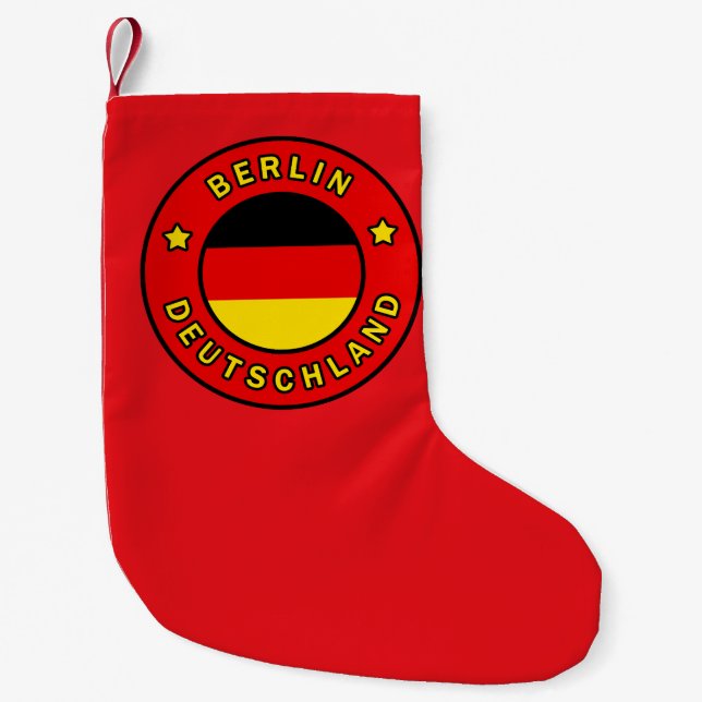 Berlin Deutschland Kleiner Weihnachtsstrumpf (Vorderseite)