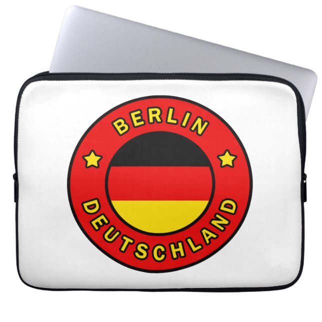 Berlin Deutschland Laptopschutzhülle (Vorderseite)