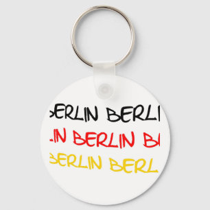 Berlin, Deutschland Logo Souvenir Schlüsselanhänger