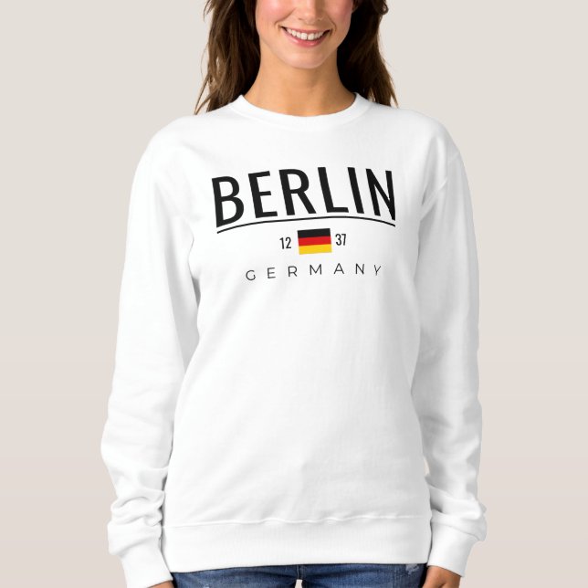Berlin Deutschland Osten. 1237 Sweatshirt (Vorderseite)