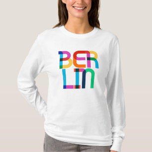 Berlin Deutschland Pop Art Letters T-Shirt