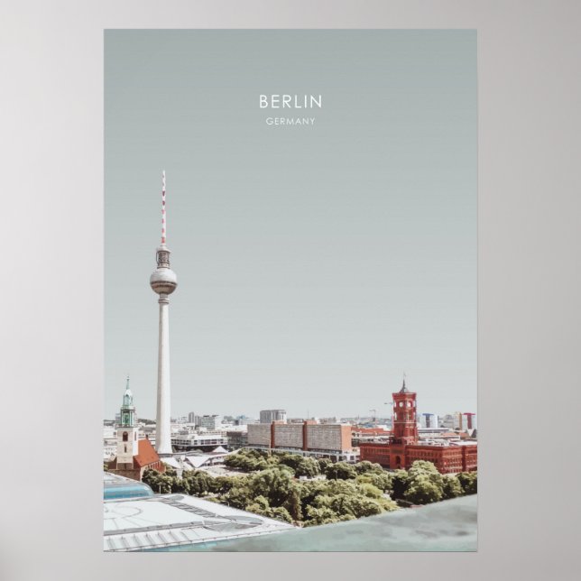 Berlin, Deutschland Poster (Vorne)