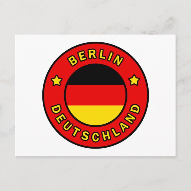 Berlin Deutschland Postkarte (Vorderseite)