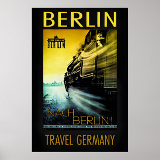 Berlin-Deutschland-Reiseplakat Poster
