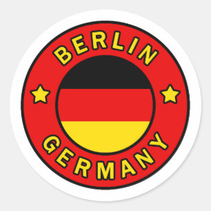 Berlin Deutschland Runder Aufkleber