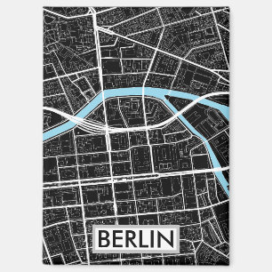 Berlin Deutschland - Schwarze Stadt Magnet