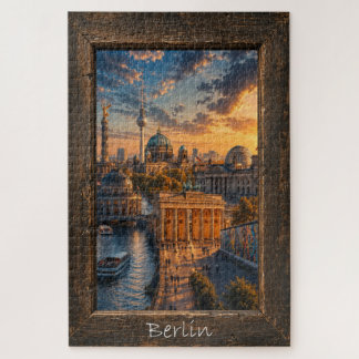 Berlin Deutschland Sehenswürdigkeiten und Skyline Puzzle