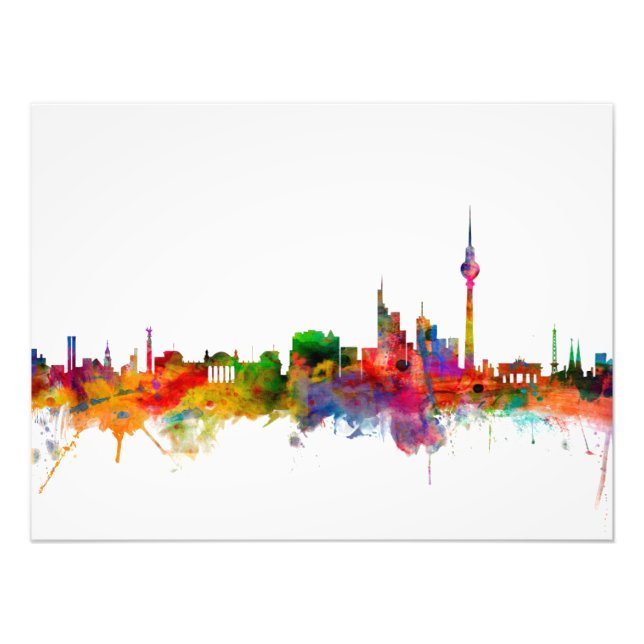 Berlin Deutschland Skyline Fotodruck (Vorne)