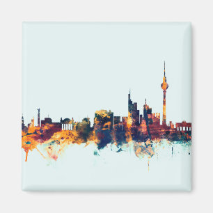 Berlin Deutschland Skyline Magnet