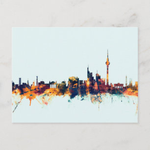 Berlin Deutschland Skyline Postkarte